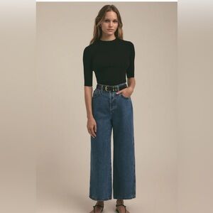 Favorite Daughter high-rise crop wide-leg